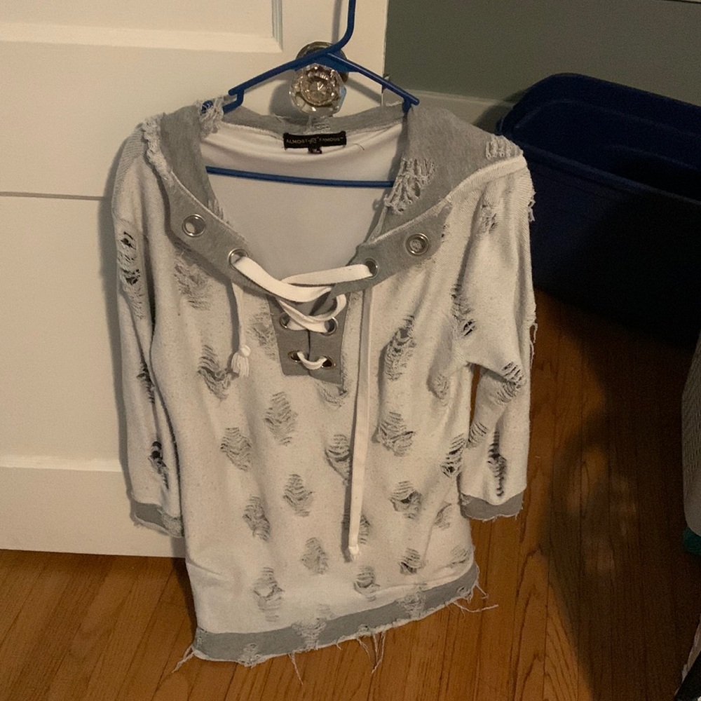 Gray sweatshirt, good condition